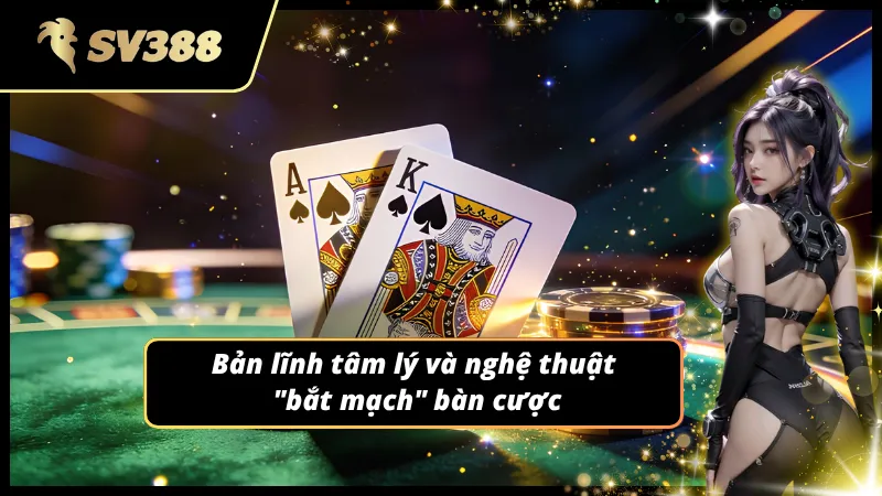 Góc nhìn của người chơi đang quan sát bảng Roadmap Big Road và Bead Plate