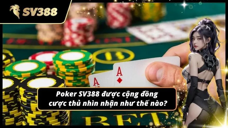 Giao diện thiết kế của một bàn Poker